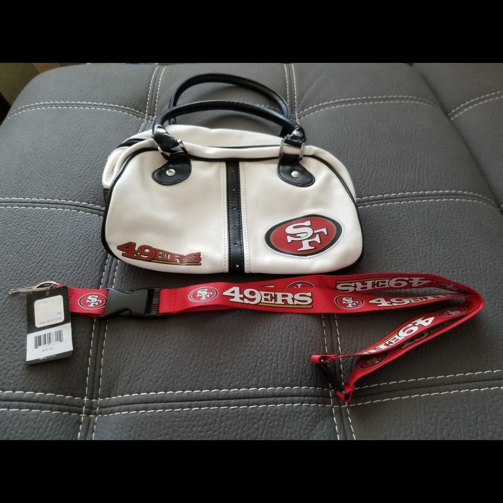 49’s purse and lanyard